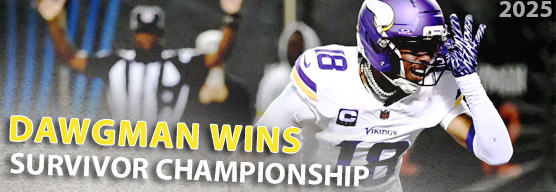 Dawgman is the Survivor Champion